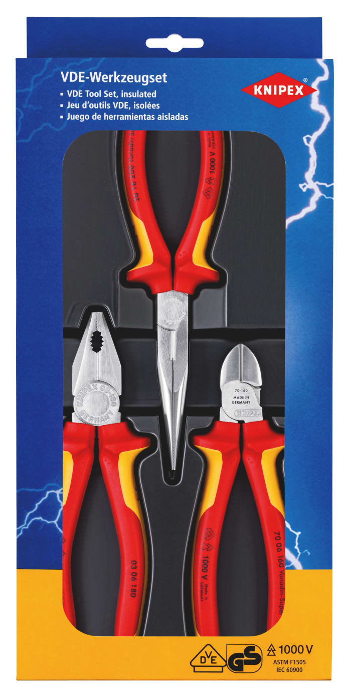 KNIPEX 00 20 12 Electro Set  (self-servi