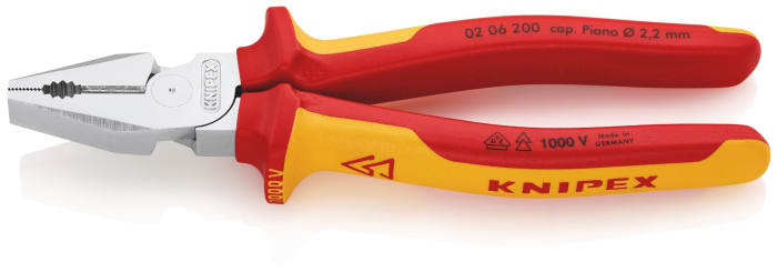 Knipex Combination Pliers, 210 mm Overall, VDE/1000V
