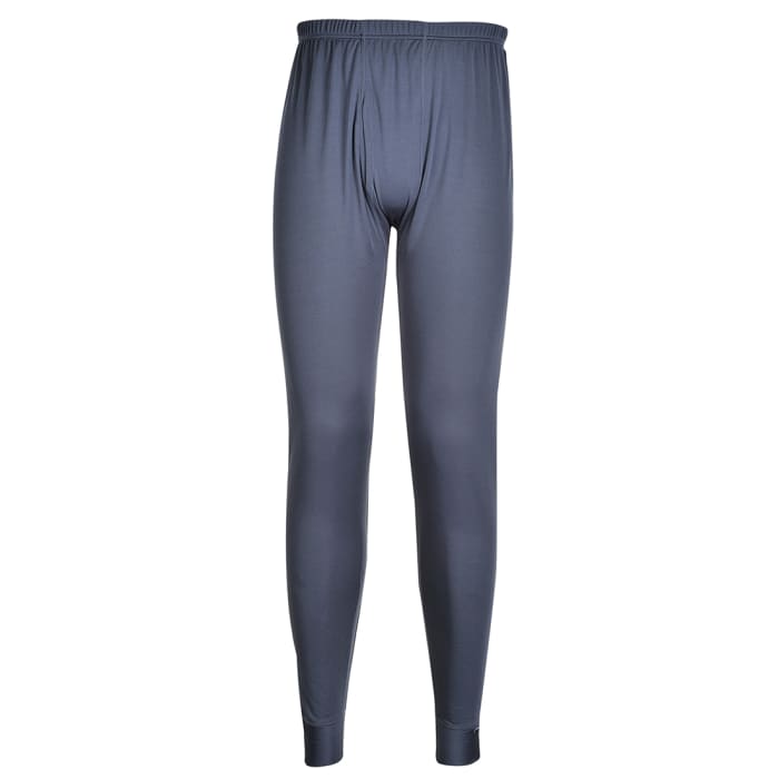 Portwest Anthracite 100% Polyester Thermal Long Johns, L