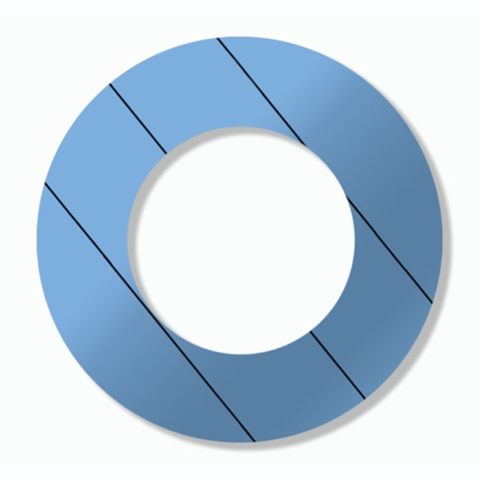 RS PRO | RS PRO Compressed Fibre Inside Bolt Gasket, 324 mm ID