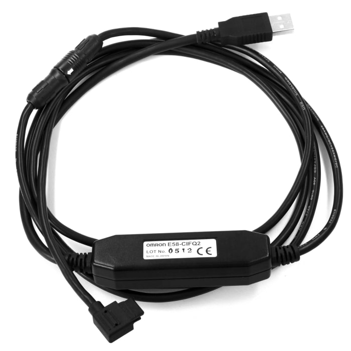 Omron USB 2.0, Male USB A to Male Serial Connector, 2.1m