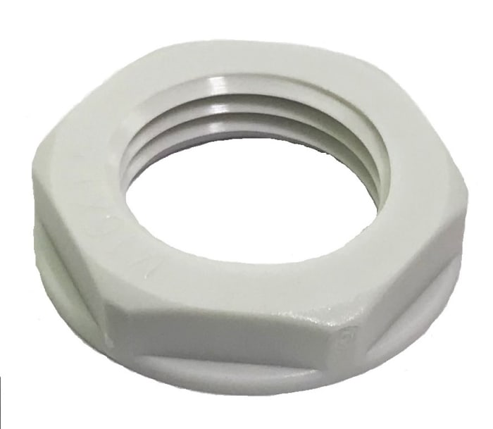 RS PRO Grey Polyamide 66 Cable Gland Locknut, M20 Thread, IP68