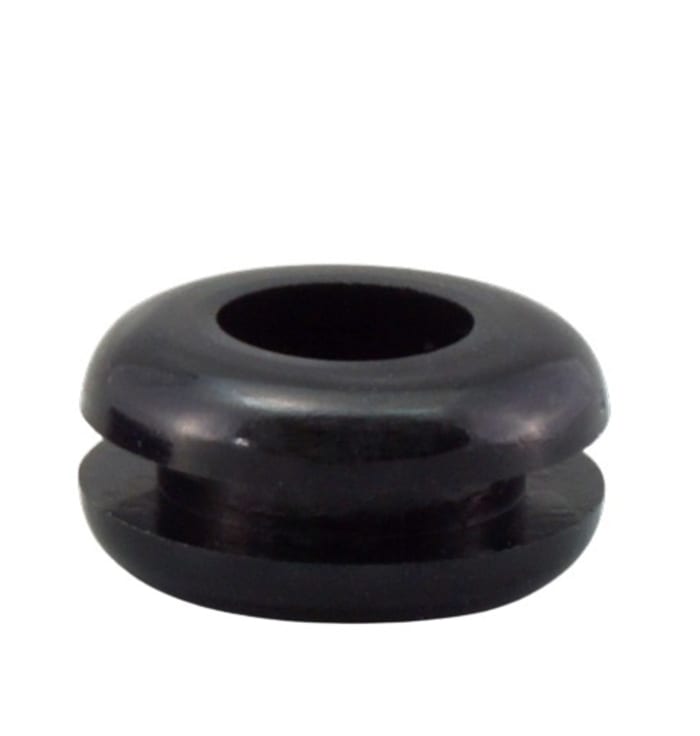 RS PRO Black Polyvinyl Chloride 10.2 mm Cable Grommet for 6.4 mm Cable Dia. for 6.4 mm Cable Dia.