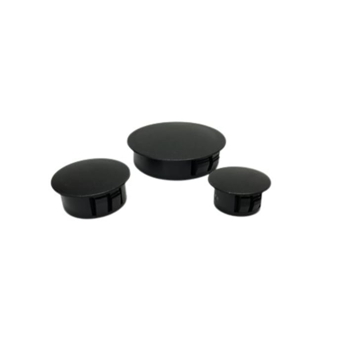 Tapón ciego para prensaestopas RS PRO, Negro, 6.3 mm, Nylon 66, 7.8 mm