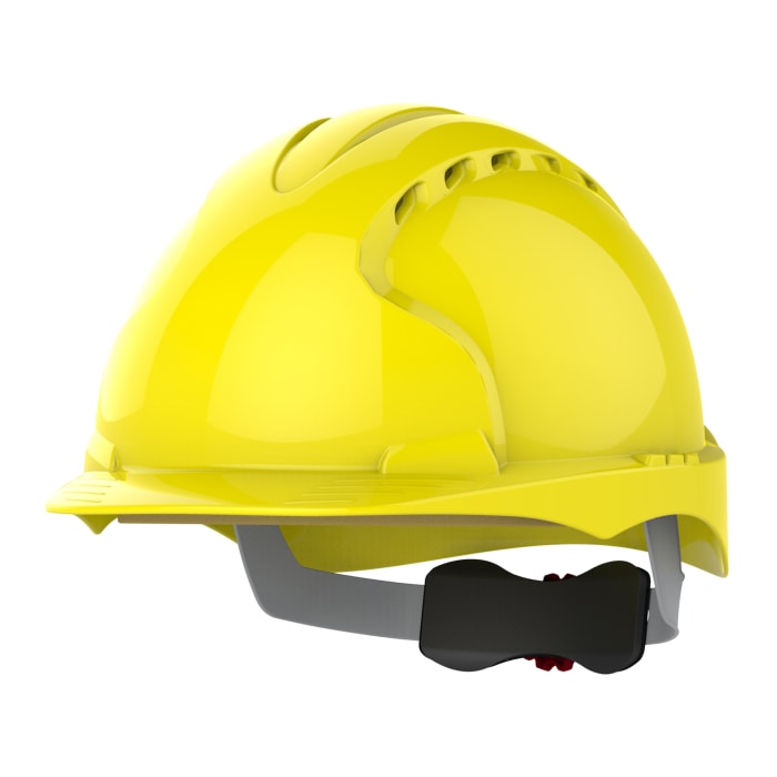 AJF170-000-200 JSP JSP EVO3 Yellow Safety Helmet, Ventilated