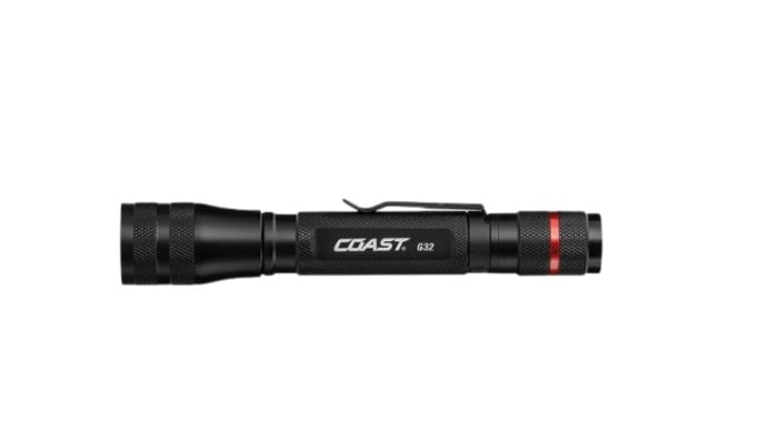 coast rechargeable flashlight HP3R 500 Lumen LED Penlight with TWIST FOCUS, Black and the flashlights IP54 Coast G65R Rechargeable Flashlight