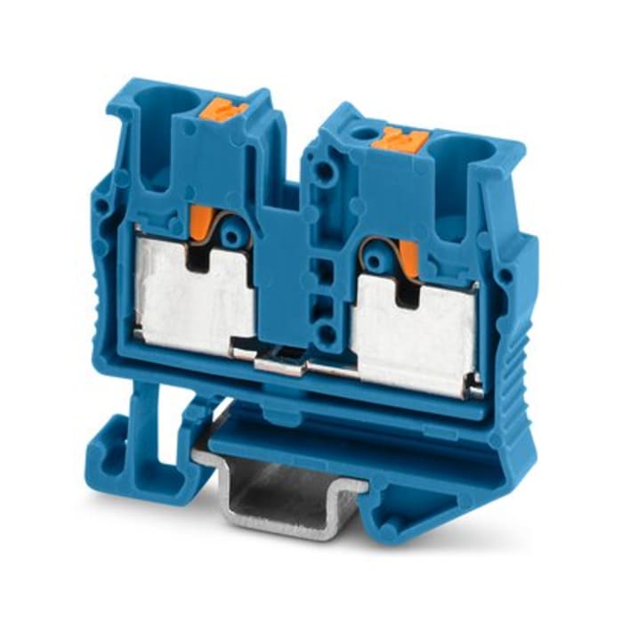 Phoenix Contact 1073605 5-NS 15, MPT 2 Series Blue, 2.5mm², 1-Level, Push In Termination