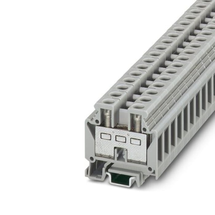 Phoenix Contact 0552024 MBK 6/E Series Grey, 6mm², 1-Level, Screw Termination