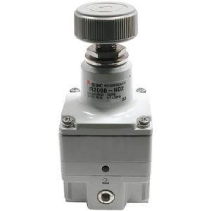 SMC G 1/4 Pneumatic Regulator - 0.05MPa to 1MPa, G 1/4 Female in, 1Mpa max. input, Precision Regulator Series IR