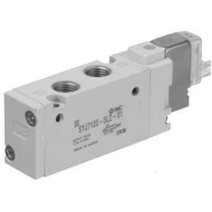 SMC 2 Position Single Valve Pneumatic Solenoid Valve - Air G 1/8 SYJ7000 Series