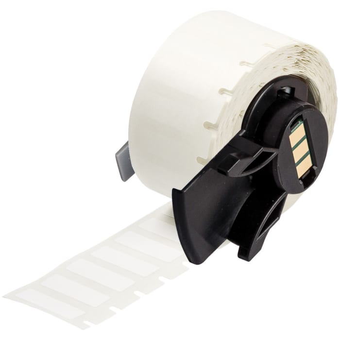 Brady B-423 Black on White Cable Labels, 25.40 mm Width, 50.80mm Label Length, 25.4mm Label Width
