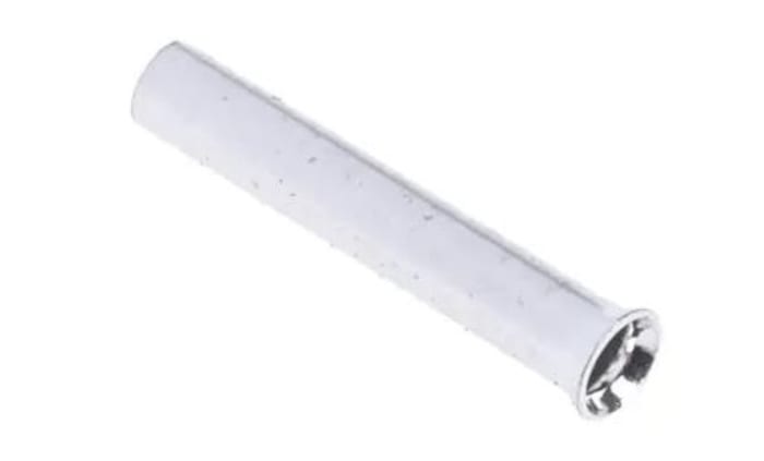 Puntera hueca RS PRO, No Aislado, Pin de 8 mm, Plateado 1.3 mm 20 AWG 20 AWG