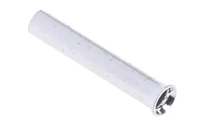 Puntera hueca RS PRO, No Aislado, Pin de 10 mm, Plateado 1.5 mm 18 AWG 18 AWG