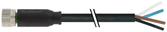 Conector y cable Murrelektronik Limited, con. A M8 Hembra, 4 polos, long. 5m