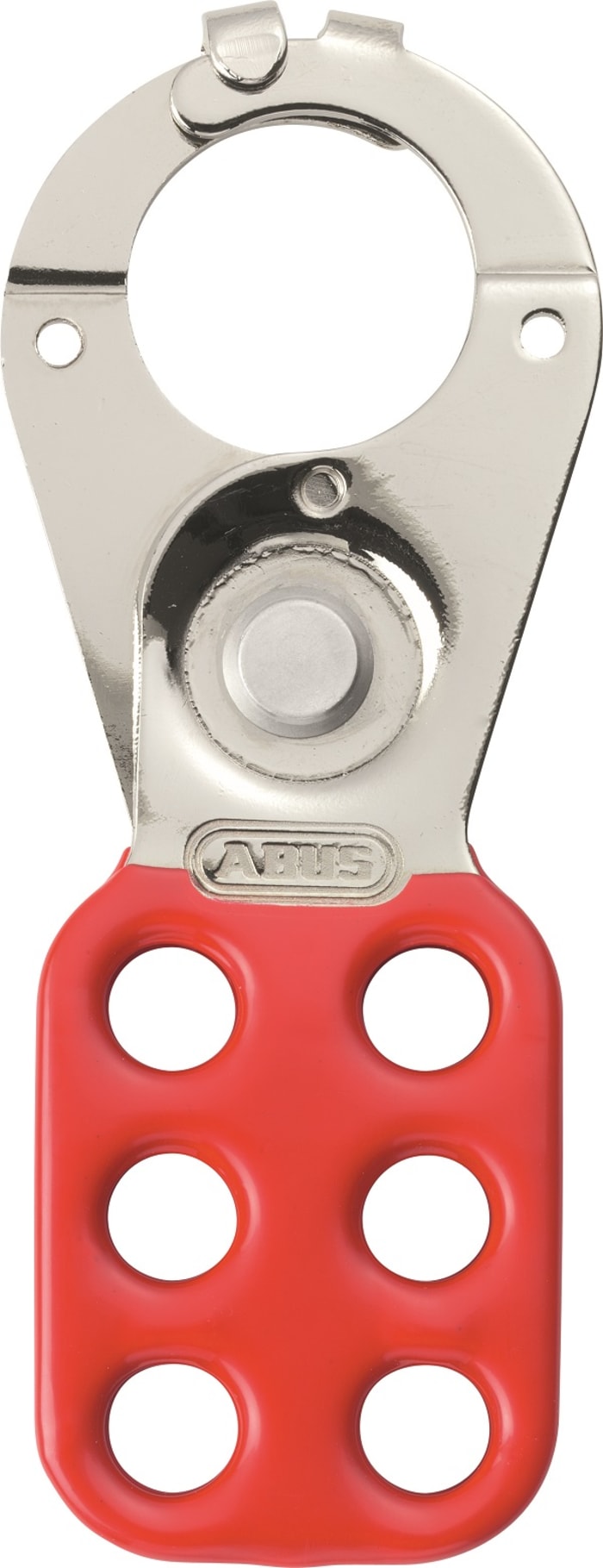 H711 ABUS | ABUS Red Steel Lockout Hasp, 3.81cm Attachment | 272-2606 | RS