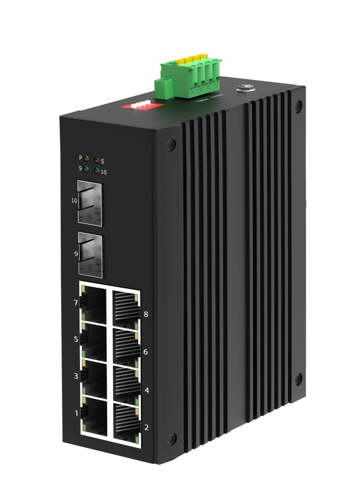 RS PRO Unmanaged 8 Port Ethernet Switch, RJ-45