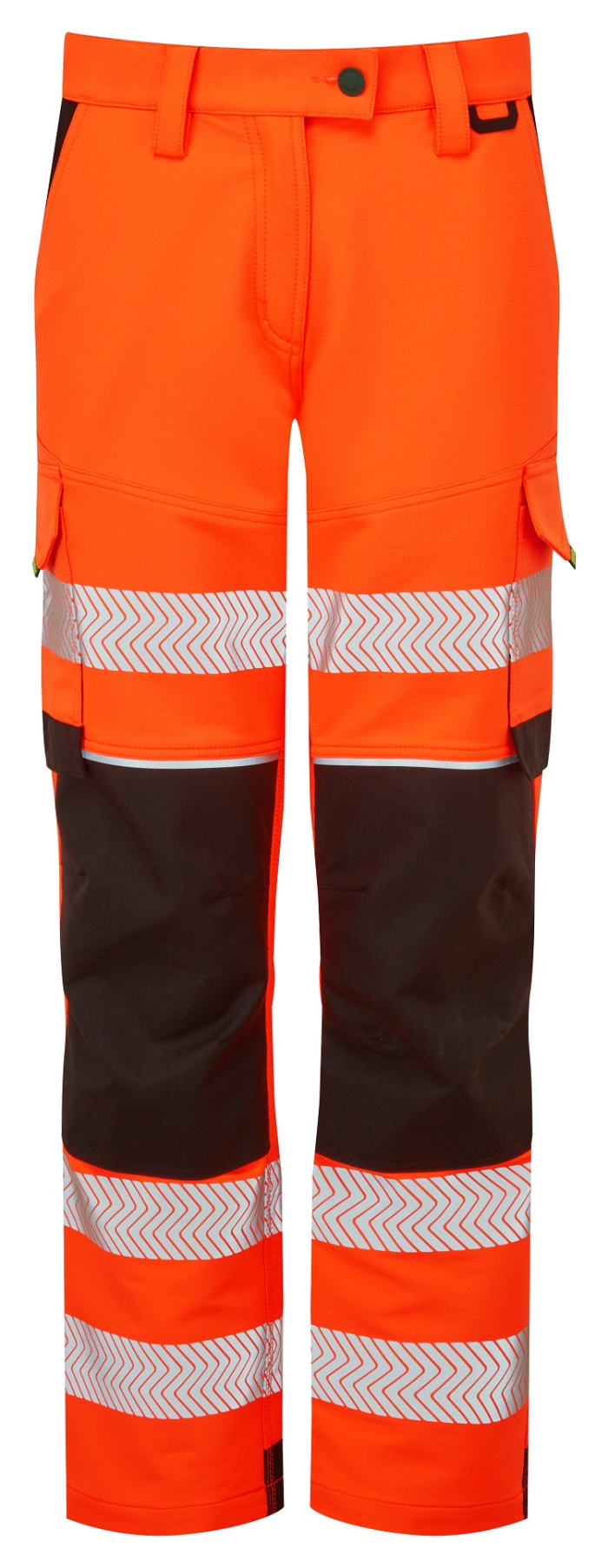 Pantalón Hi Vis PULSAR LFE922 Hombre Hidrófugo, talla 34 in, de color Naranja 34 in