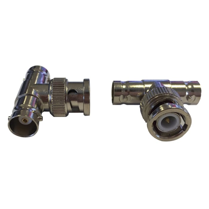 RF Solutions Tee RF Adapter BNC Plug to BNC Socket 2GHz