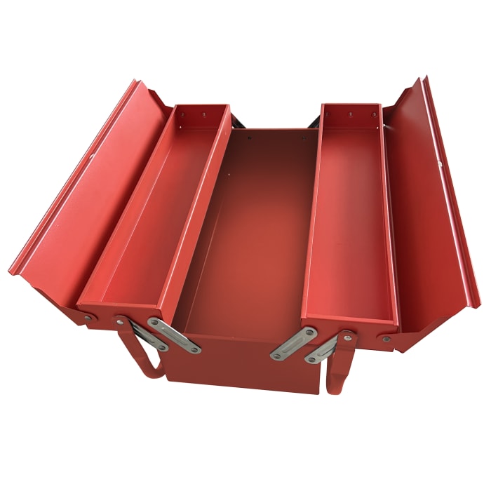 RS PRO Steel Tool Case , 535 x 200 x 160mm
