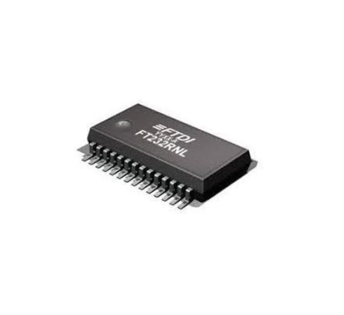 FTDI Chip FT232RNL-REEL, USB to Serial UART, USB to UART, 1.8 → 5 V, 28-Pin SSOP