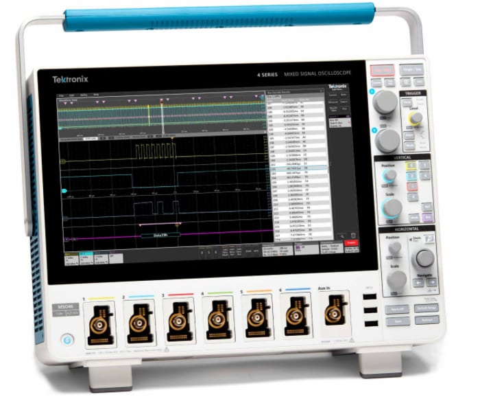 Tektronix MSO44B 4 Series MSO Series, 1GHz Bench Oscilloscope, 4 Analogue Channels, 32 Digital Channels