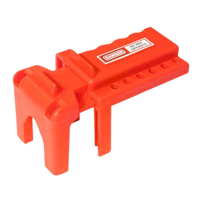 Spectrum Industrial Orange 6-Lock Polyurethane Ball Value Lockout