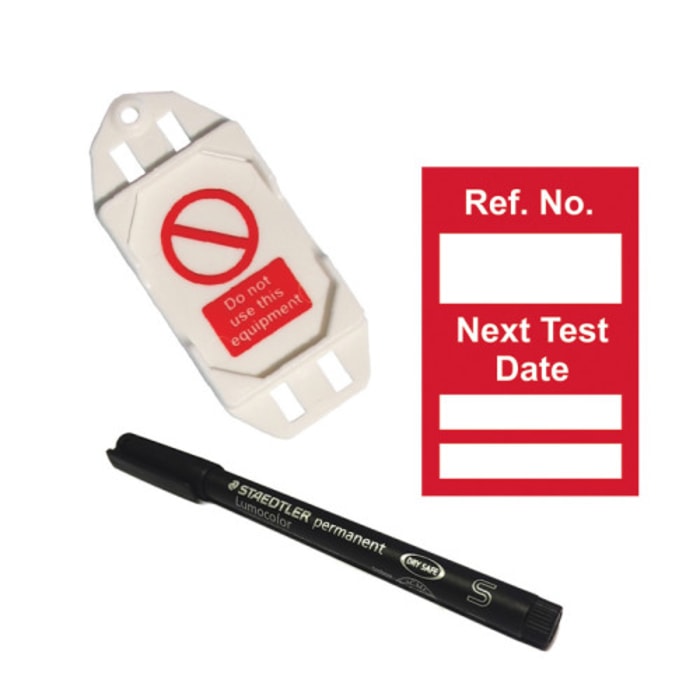 Spectrum Industrial TG60 Series White Safety Kit, English Language, 61Each per Pack