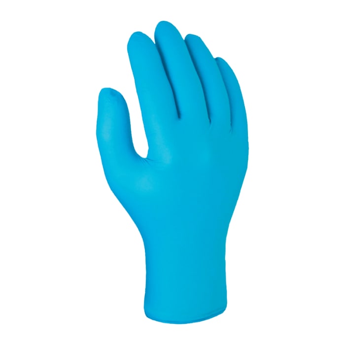 HAK5105 Skytec Skytec Haika NX510 Light Blue PowderFree Nitrile Disposable Gloves, Size XXL