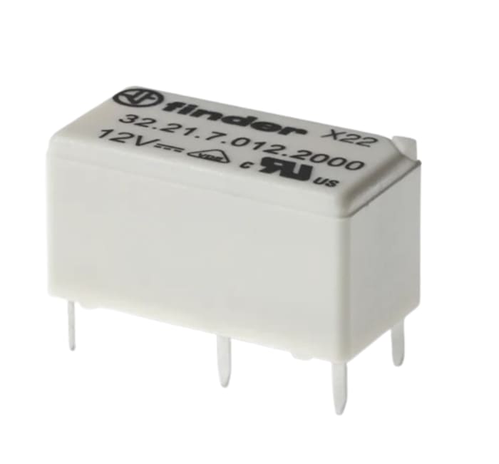 32.21.7.024.4000 Finder | Finder PCB Mount Relay, 5 → 48V dc Coil, 6A ...
