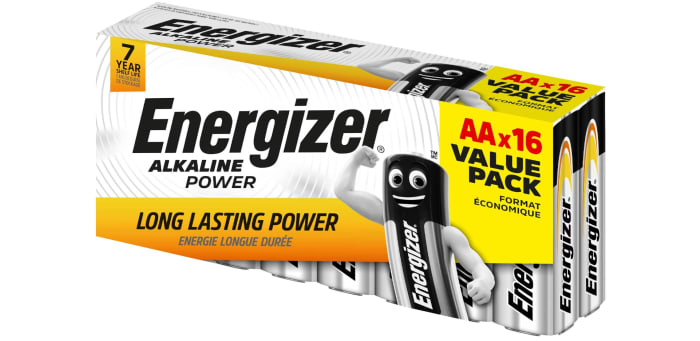 Baterie AA Zinek-oxid manganičitý Plochý kontakt 1.5V 2.5Ah Energizer Alkaline Energizer