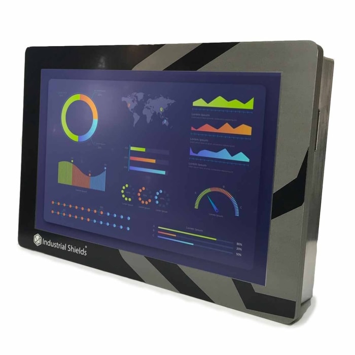 Pantalla táctil HMI Industrial Shields Touchberry 10,1" y Tinkertouch 10,1 HMI de 10,1 en, Tipo TFT, 1280 x 800