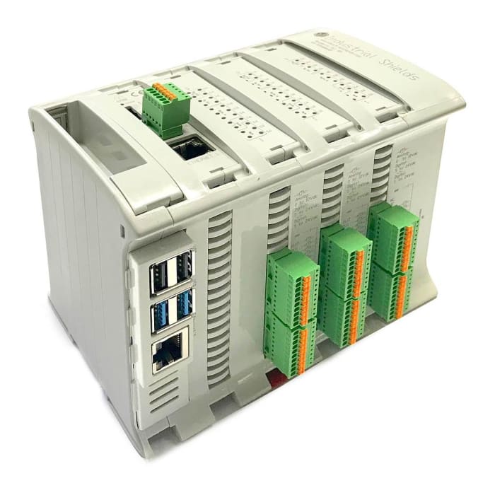 Raspberry PLC Series PLC I/O Module, 12 → 24 V dc Supply, Relay Output, 19-Input, Analog, Digital Input