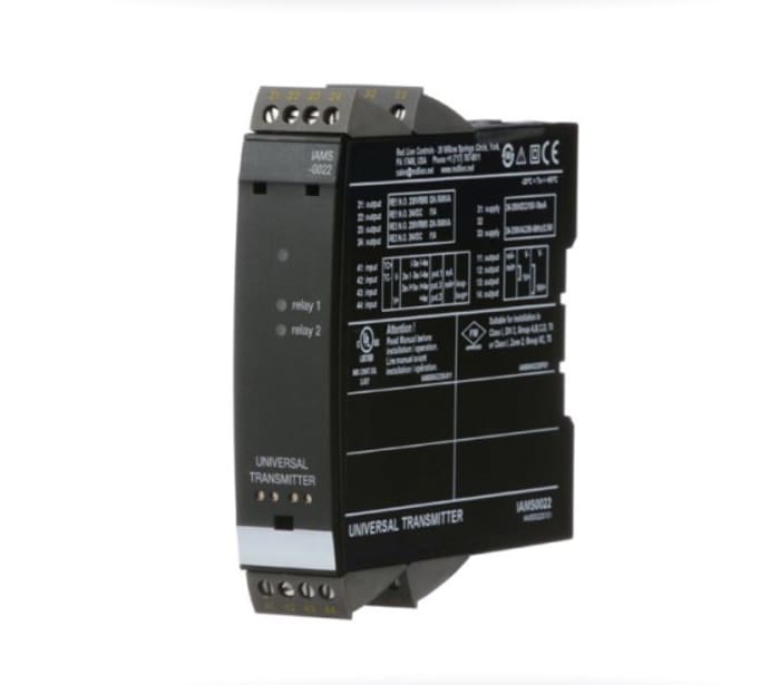 Red Lion IAMS Series Signal Conditioner, Current, Linear Resistance, Potentiometer, RTD, Thermocouple, Voltage Input,