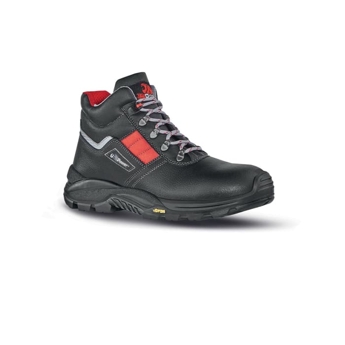 UA10584 45 UPower UPower Concept Plus Men s Black Red Composite Toe Capped Ankle Safety Boots UK 10.5 EU 45 277 2443 RS Components