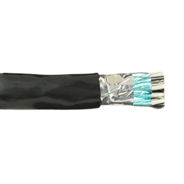 Alpha Wire Alpha Essentials Communication & Control Series Control Cable, 4 Cores, 0.56 mm², Unscreened, 20, 30m,