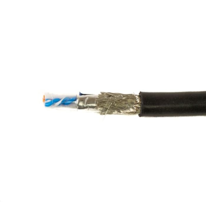 Alpha Wire Alpha Essentials Flexing Ethernet Series Twisted Pair Cable, 2 Cores, 0.1829 mm2, Screened, 26, 500ft,