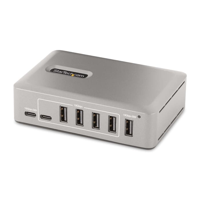 StarTech.com 10 Port USB 3.2 USB A, USB C Hub, AC Adapter Powered, 25 x 170.5 x 93mm