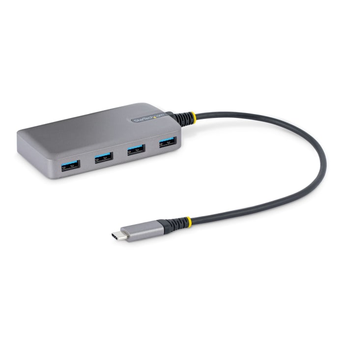 StarTech.com 4 Port USB 3.2 USB A, USB B Hub, USB Bus Powered, 170 x 142 x 30mm