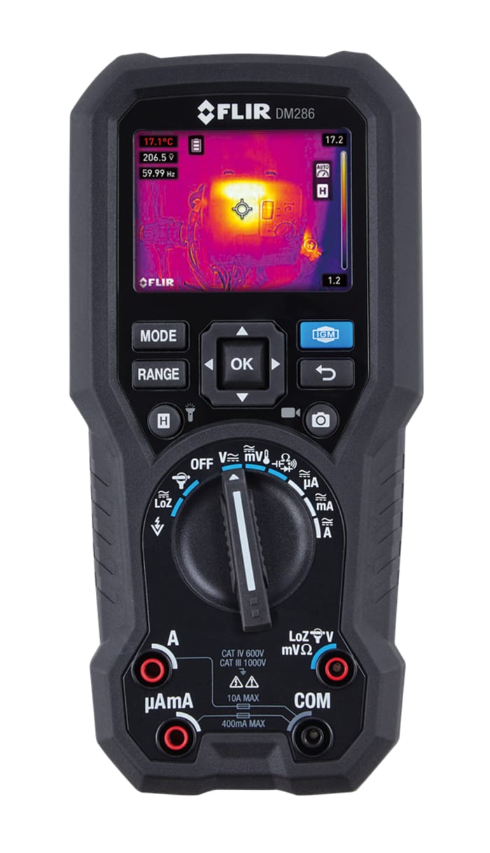 FLIR DM286 Multimeter, 1000V ac Max