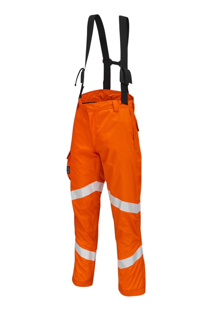 ProGARM Orange Waterproof Salopettes, L Hi-Vis
