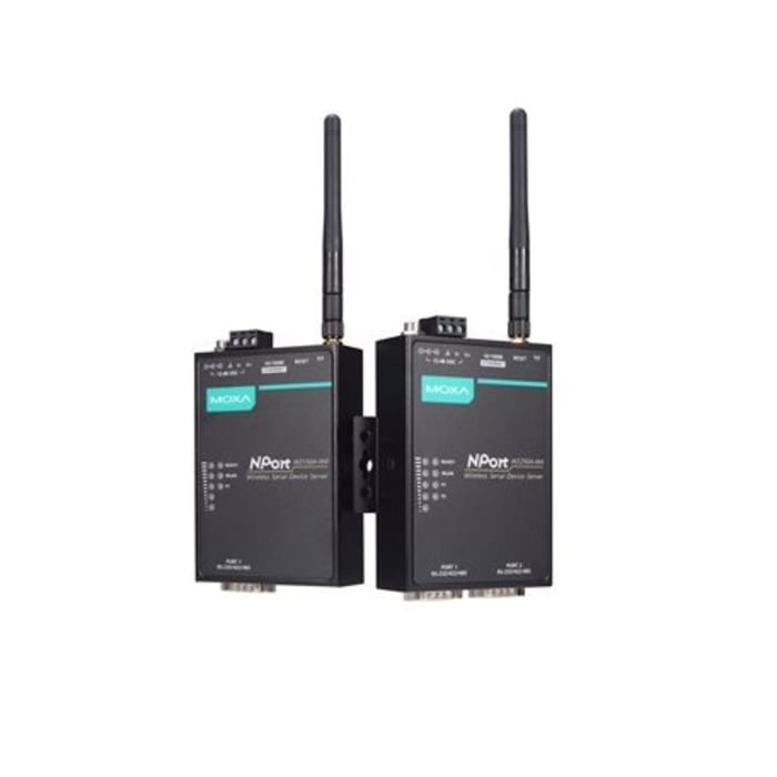 MOXA Device server, 1 Ethernet Port, 2 Serial Port, RS232, RS422, RS485 Interface, 921.6kbps Baud Rate