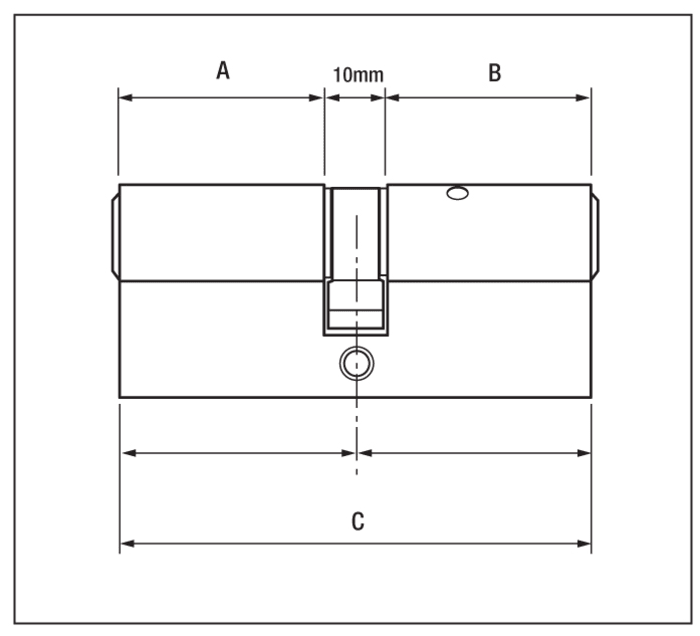 Doppio Cilindro Frizionato A Profilo Europeo Cisa 40/40 Serie Rs3 S Lunghezza 80 Mm Ottone Sabbiato Nichelato - Foto 12