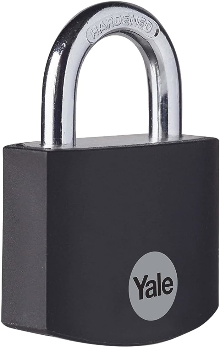 YE3B/38/119/1/BK Yale1 | Yale1 Padlock Aluminium Padlock, 6 mm
