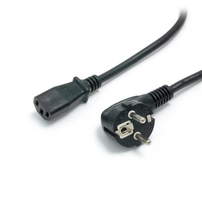 Cable de alimentación StarTech.com de 2m, con. A CEE 7/7, macho, con. B IEC C13, hembra
