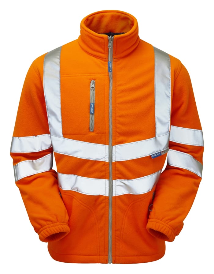 Orange hi vis fleece sales
