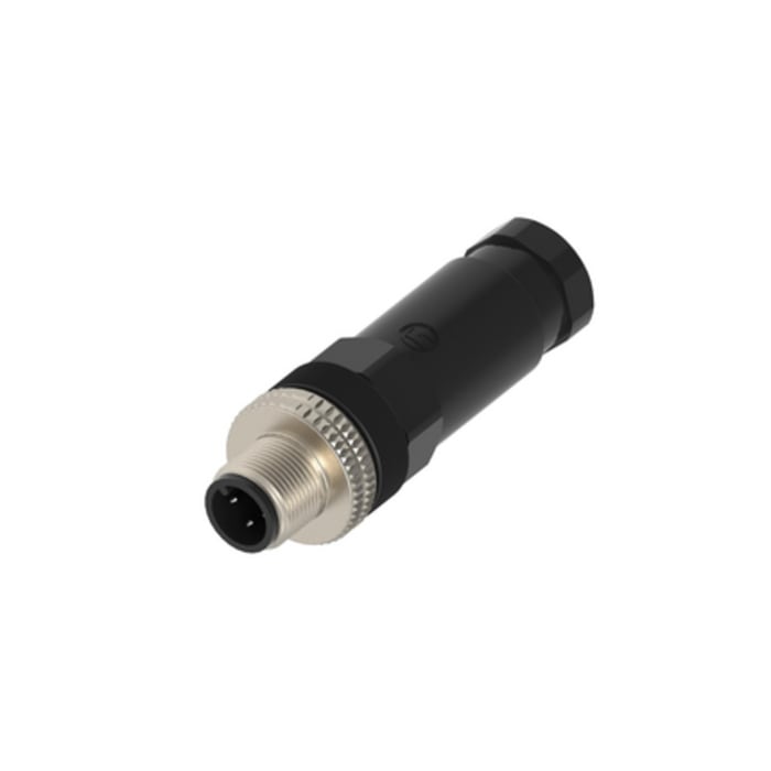 Hirschmann Connector, 5 Contacts, Screw Mount, M12 Connector, Plug, Male, IP65, IP67, ELST Series
