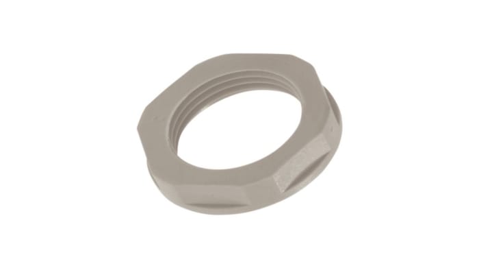 Wl Gore & Associates Grey Plastic Locking Nut, M12 x 1.5 Thread, IP66, IP65, IP68, IP69K, IP67