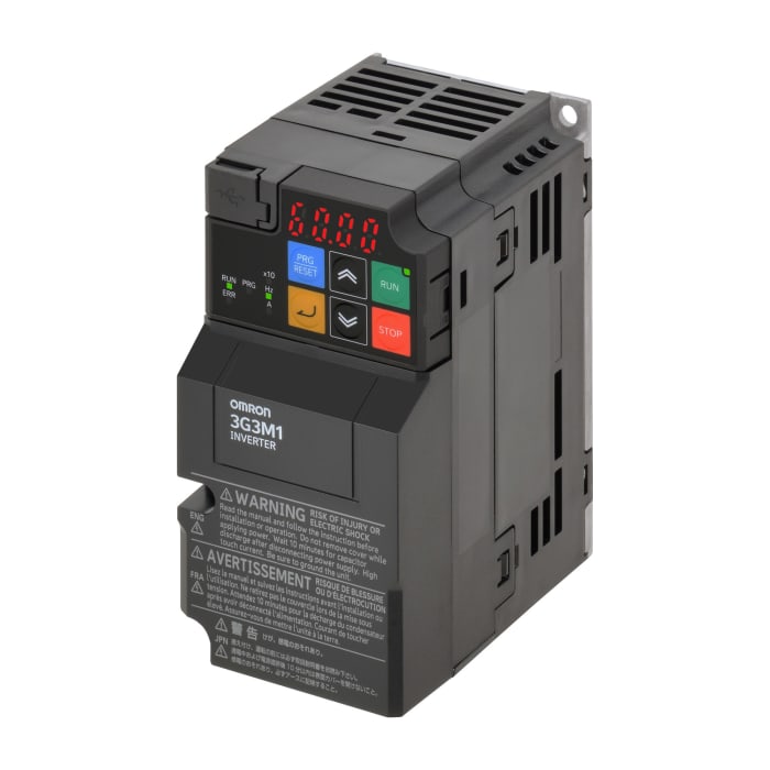 Omron Variable Speed Drive, 0.55 kW, 1 Phase, 200 V ac, 3.5 A, M1 Series