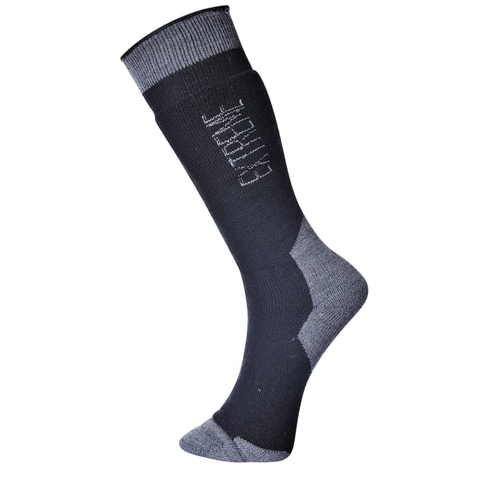 Portwest Black Socks, size 47 → 50 9 → 12