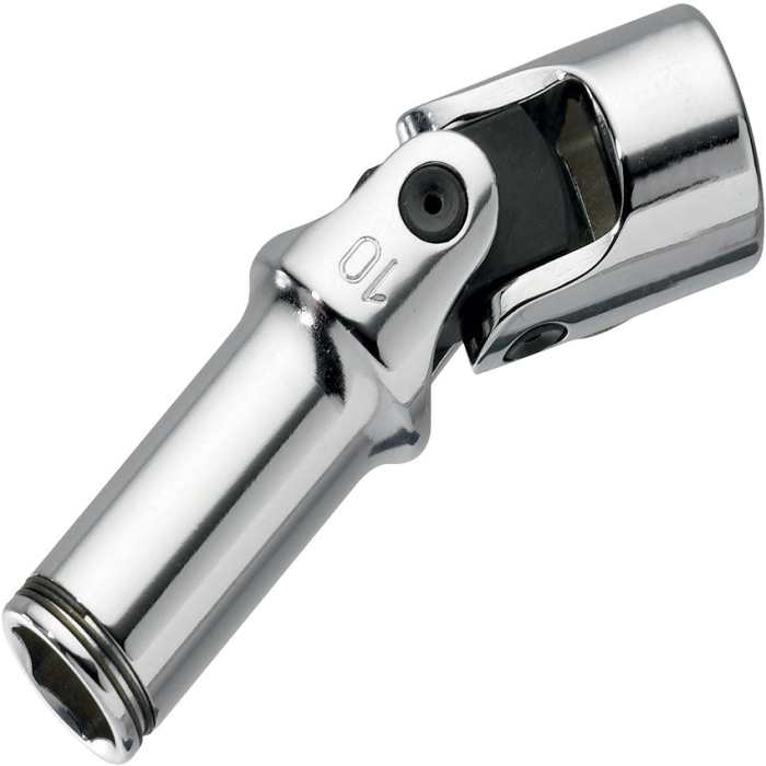 SAM 3/8 in Drive 10mm Standard Socket, 125 mm Overall Length
